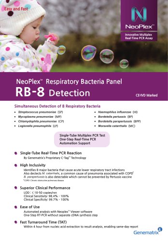 NeoPlex&trade; RB-8 Detection Kit