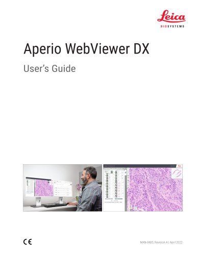 Aperio WebViewer DX User’s Guide