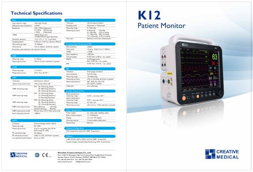 Multi-parameter ECG monitor K12