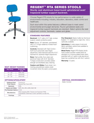 RTA Product Spec Sheet