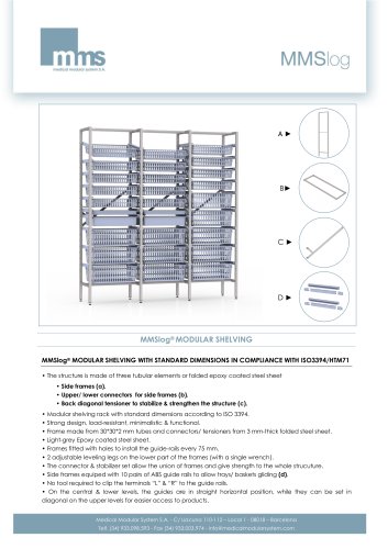 MMSlog® MODULAR SHELVING