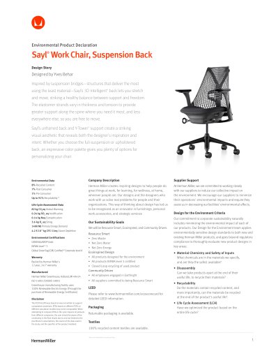 Sayl ®  Work Chair