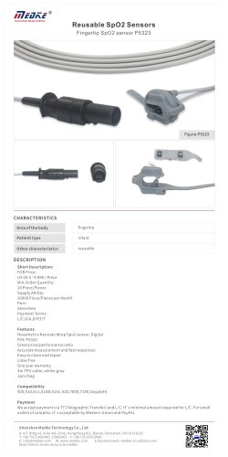 Medke infant SpO2 sensor P5323 Compatible with Novametrix