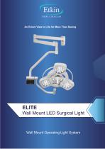 ELITE SERIES SINGLE HEAD WALL MOUNT SURGICAL LIGHT