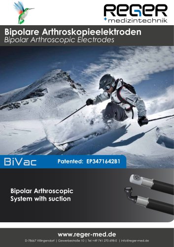 Bipolar Arthroscopic Electrodes