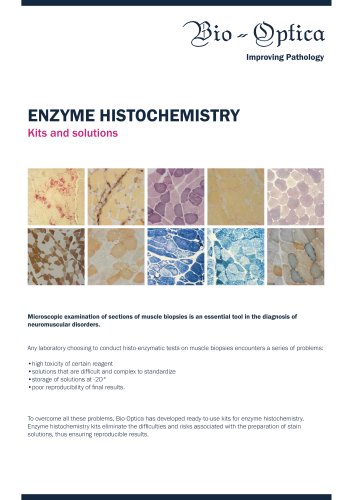 Enzyme Histochemistry kits and solutions