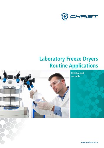 Laboratory Freeze Dryers Routine Applications