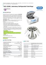 LMC-4200R, Laboratory Refrigerated Centrifuge