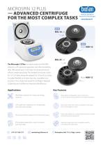 Microspin 12 Plus launch brochure
