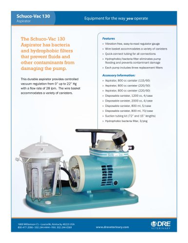 Schuco-Vac 130 Aspirator