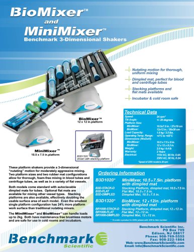 BioMixer™ & MiniMixer™ (3D) Rocker