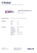 Cleansing Towelette 5 x 8