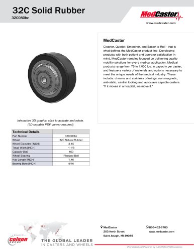 32C Solid Rubber - 32C080bz