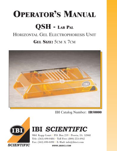 Horizontal Gel Electrophoresis Unit